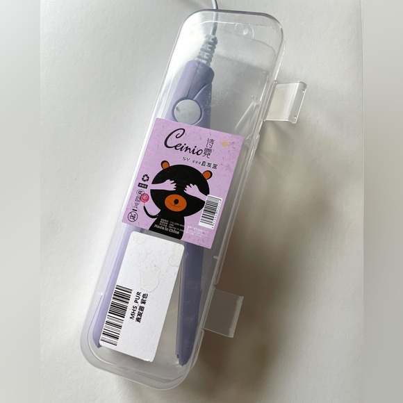 Cute mini hair straightener mini flat iron curler travel size - Picture 3 of 9